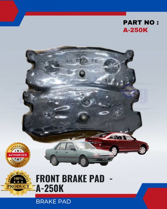 Mazda 626 - Ford Telstar TX5 Front Brake Pads - AKEBONO - A-250K Brake System image