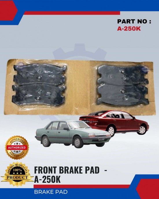 Mazda 626 - Ford Telstar TX5 Front Brake Pads - AKEBONO - A-250K Brake System image