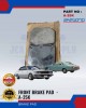 Nissan Laurel (C230, C231) Front Brake Pads - AKEBONO - A-25K Brake System image