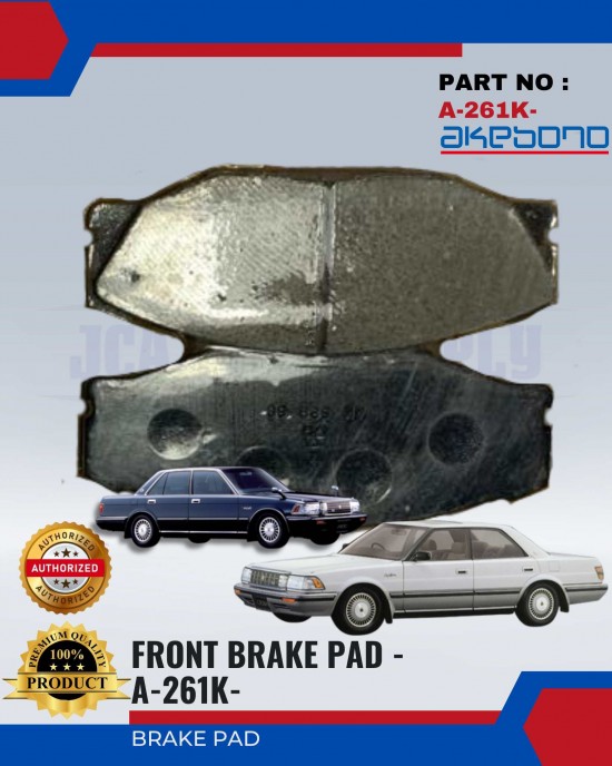 TOYOTA - CROWN LS130 - MS135 - Front Brake Pads - AKEBONO - A-261K- image