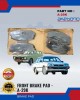 Subaru Leone Front Brake Pads - AKEBONO - A-29K Brake System image