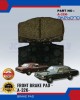 Front Brake Pad-Toyota MS90(74”-78)AKEBONO-A-32K Brake System image