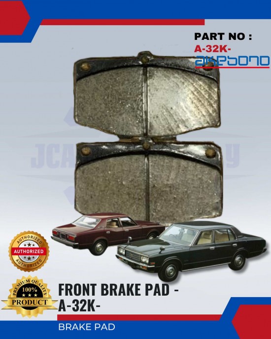 Front Brake Pad-Toyota MS90(74”-78)AKEBONO-A-32K Brake System image