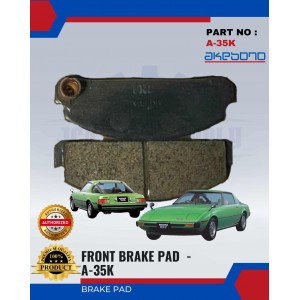 Front Brake Pad-Mazda RX7 76"-AKEBONO-A-35K