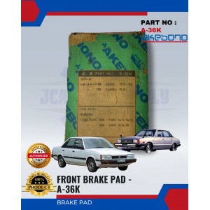 Front Brake Pads-Subaru Leone 1.4-1.6-AKEBONO-A-36K