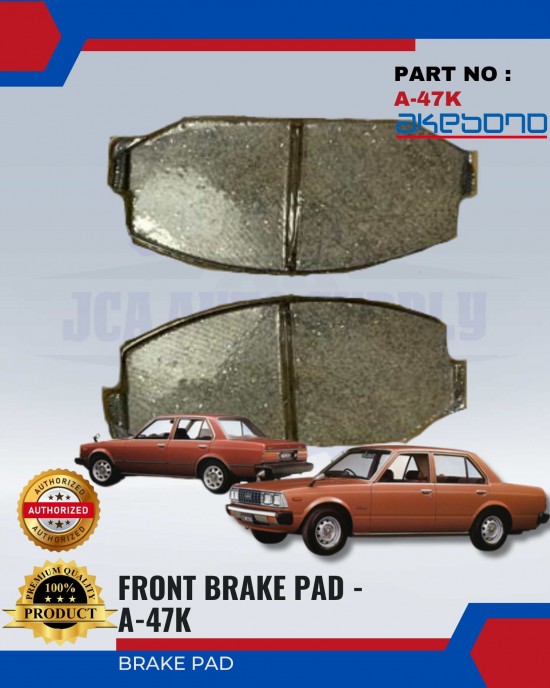 Front Brake Pad-Toyota TT132-AKEBONO-A-47K Brake System image