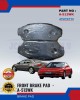 Honda Prelude (BA4 & BA5) - Legend Front Brake Pads - AKEBONO - A-513WK Brake System image