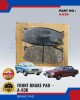 Mazda Capella Front Brake Pads - AKEBONO - A-63K Brake System image