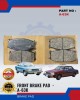 Mazda Capella Front Brake Pads - AKEBONO - A-63K Brake System image