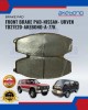 Front Brake Pad-Nissan- Urven Td27e20-Akebono-A-77k image