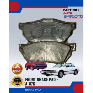 Front Brake Pad-Honda Prelude 87-SN100-AKEBONO-A-87K