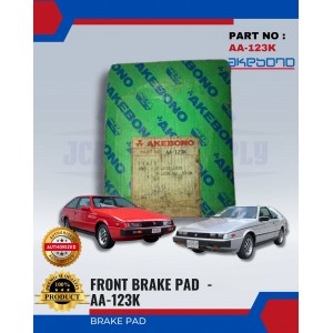 Front Brake Pad-Isuzu Impulse-Piazza-Faster-AKEBONO-AA-123K