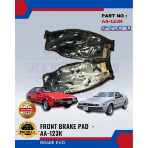 Front Brake Pad-Isuzu Impulse-Piazza-Faster-AKEBONO-AA-123K