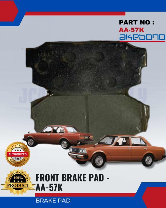 TOYOTA - TT132 - Front Brake Pads - AKEBONO - AA-57K image