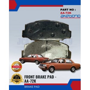 Front Brake Pad-Toyota TT132-AKEBONO-AA-72K