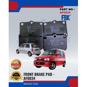 Front Disc Brake Pad-Perodua Kenari-FBK-AF0034