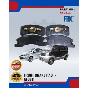 Front Disc Brake Pad-Perodua Viva-Proton Juara-FBK-AF0811