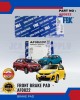 Perodua Myvi (Lagi Best) - Axia - Bezza Front Disc Brake Pad - FBK - AF0822 Brake System image