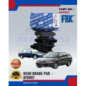 Rear Disc Brake Pad-Proton Wira 1.6-1.8-FBK-AF6067