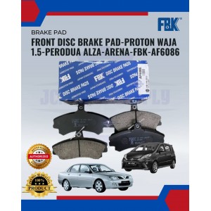 Front Disc Brake Pad-Proton Waja 1.5-Perodua Alza-Arena-Fbk-AF6086