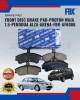 FBK FRONT DISC BRAKE PAD - PROTON WAJA 1.6-ALZA-ARENA - AF6086 image