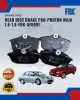 FBK REAR DISC BRAKE PAD - PROTON WAJA 1.6 -1.8 -AF6091 image