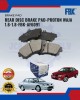 FBK REAR DISC BRAKE PAD - PROTON WAJA 1.6 -1.8 -AF6091 image