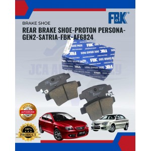 Rear Brake Shoe-Proton Persona-Gen2-Satria-Fbk-AF6824