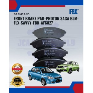 Front Brake Pad-Proton Saga Blm-Flx-Savvy-FBK-AF6827