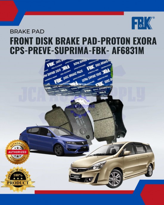 Showing image for Front Disk Brake Pad-proton exora cps-preve-suprima-fbk- AF6831M Front Disk Brake Pad-proton exora cps-preve-suprima-fbk- AF6831M image
