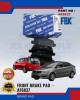 Proton Preve - Exora Turbo Rear Disc Brake Pad - FBK - AF6837 Brake System image