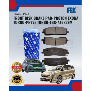 Front Disk Brake Pad-Proton Exora Turbo-Preve Turbo-fbk-AF6839M