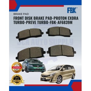 Front Disk Brake Pad-Proton Exora Turbo-Preve Turbo-fbk-AF6839M