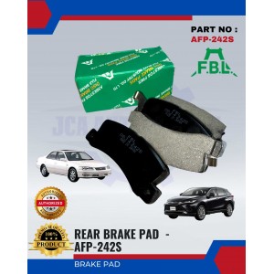 Rear Disc Brake Pad(4pcs)-Toyota Camry-Harrier-FBL-AFP-242S