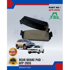 Rear Disc Brake Pad(4pcs)-Mitsubishi Challenger-Nissan Cedric-FBL-AFP-265S