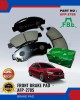 FBL FRONT DISC BRAKE PAD (4PCS) - HONDA CITY - AFP-278S Brake System image