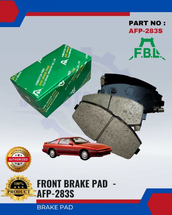 FBL Front Disc Brake Pad (4pcs) - Toyota Supra -AFP-283S Brake System image