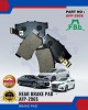 Rear Disc Brake Pad Set(4pcs)-Honda Accord-Civic-FBL-AFP-296S Brake System image