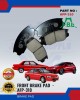 FBL Front Disc Brake Pad (4pcs) - Proton Wira, Satria, Saga - AFP-310 image