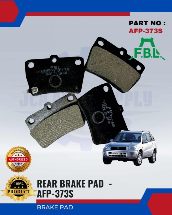 FBL REAR DISC BRAKE PAD (4PCS) - TOYOTA RAV4 NEW ZCA - AFP-373S image