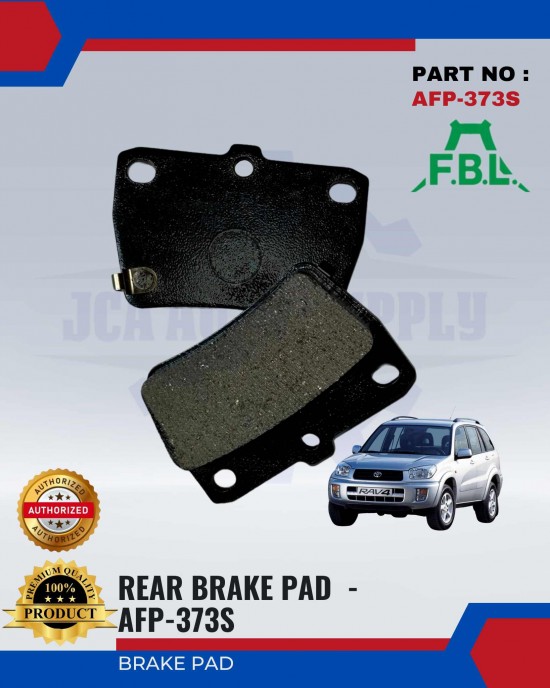 FBL REAR DISC BRAKE PAD (4PCS) - TOYOTA RAV4 NEW ZCA - AFP-373S image