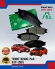 FBL FRONT DISC BRAKE PAD (4PCS) - NISSAN SENTRA. SUNNY. CEFIRO - AFP-390S Brake System image