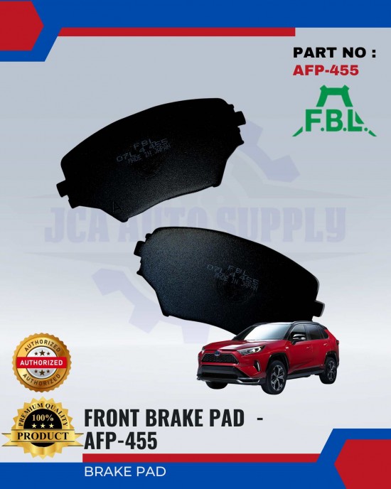 FBL FRONT DISC BRAKE PAD (4PCS) - TOYOTA RAV4 - AFP-455 image