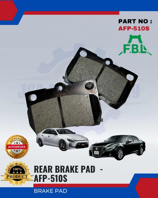 FBL REAR DISC BRAKE PAD (4PCS) - TOYOTA CROWN, MARK - AFP-510S Brake System image