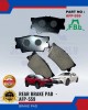 FBL REAR DISC BRAKE PAD SET (4PCS) - TOYOTA CAMRY, RAV4 - AFP-559 Brake System image