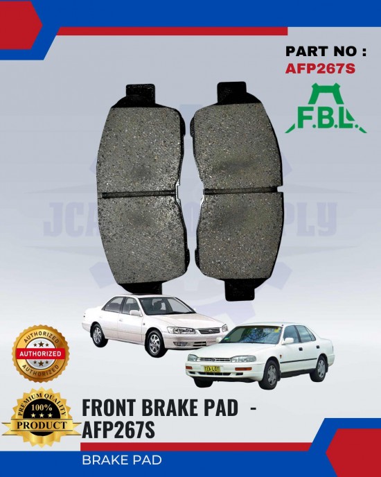 FBL Front Disc Brake Pad (4pcs) - Toyota Camry 2.2 & SV10 - AFP267S Brake System image