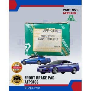 Front Disc Brake Pad-Nissan Skyline Hr34-FUJI (FBL)-AFP316S