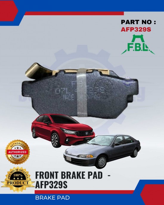 Honda Civic SR4 - Civic SO4 - City Rear Brake Pads - FUJI - AFP329S Brake System image