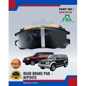 Rear Brake Pad-Isuzu Trooper V6-FUJI-AFP347S