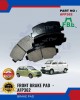 FBL FRONT DISC BRAKE PAD (4PCS) - SUZUKI, NAZA SUTERA - AFP362 Brake System image